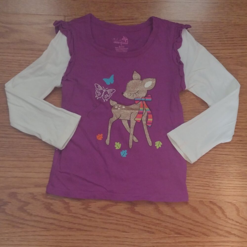 4 | Graphic Deer Long Sleeve | Okie Dokie